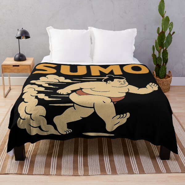 Item preview, Vintage Dynamic Running Sumo Wrestler Art designed and sold by zzz888.