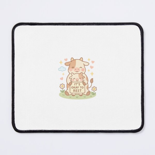 Item preview, It’s Okay to Rest – Cow Meadow Calm designed and sold by Daniel-DL.