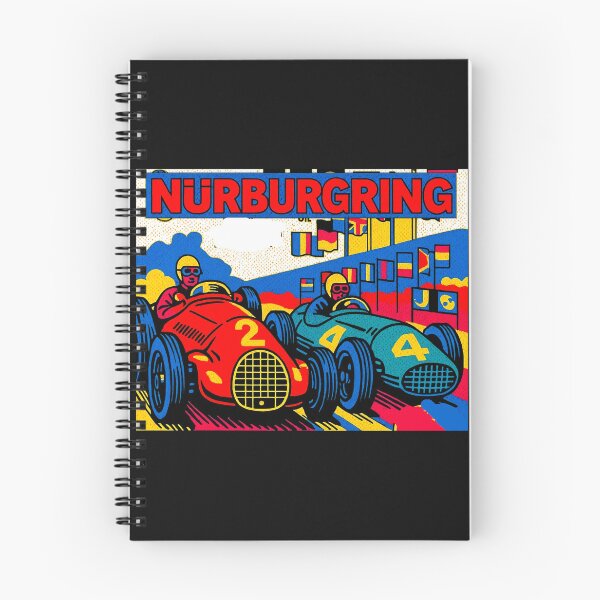 Item preview, Nurburgring 1956 vintage poster Variation#3 designed and sold by Helios Be. Lavsh.