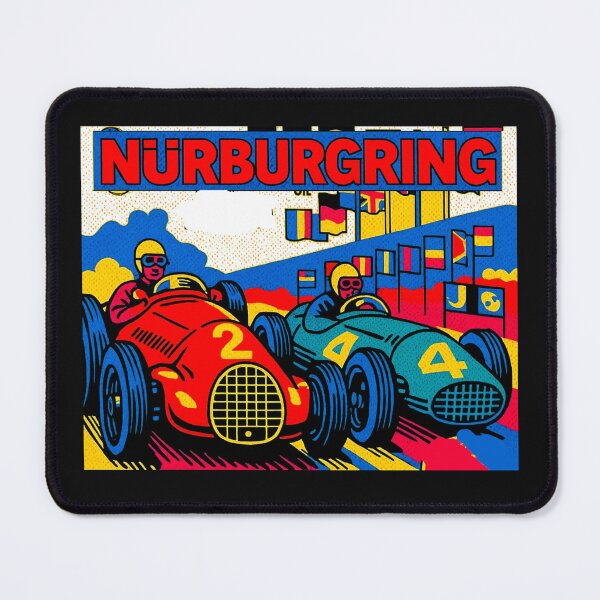 Item preview, Nurburgring 1956 vintage poster Variation#3 designed and sold by Helios Be. Lavsh.