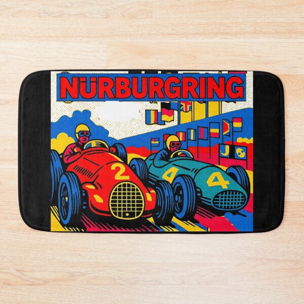 Item preview, Nurburgring 1956 vintage poster Variation#3 designed and sold by Helios Be. Lavsh.