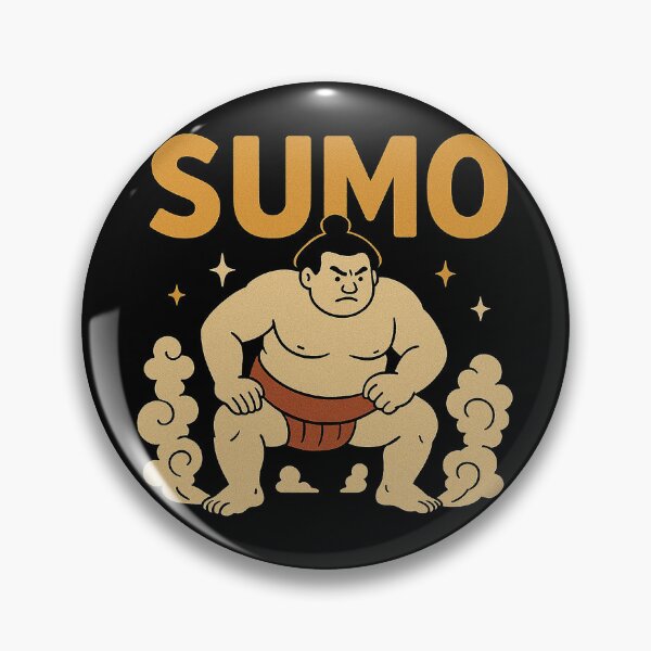 Item preview, Vintage Sumo Wrestler Powerful Stance Art designed and sold by zzz888.