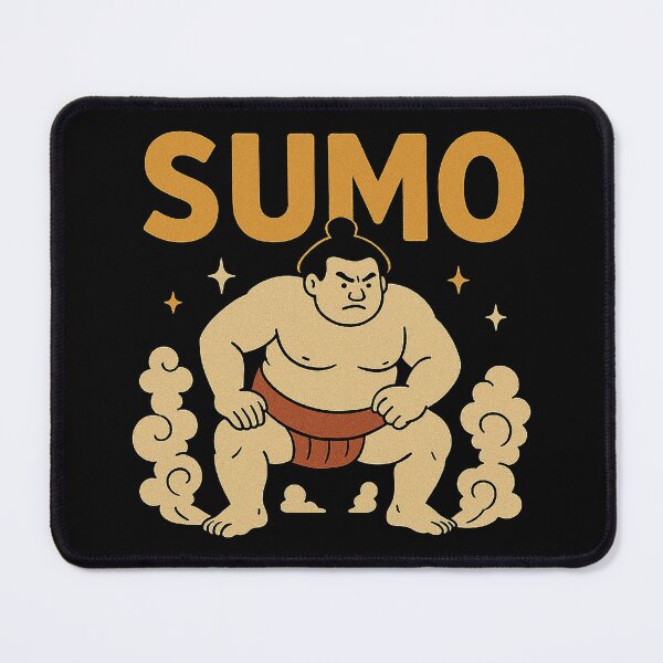 Item preview, Vintage Sumo Wrestler Powerful Stance Art designed and sold by zzz888.