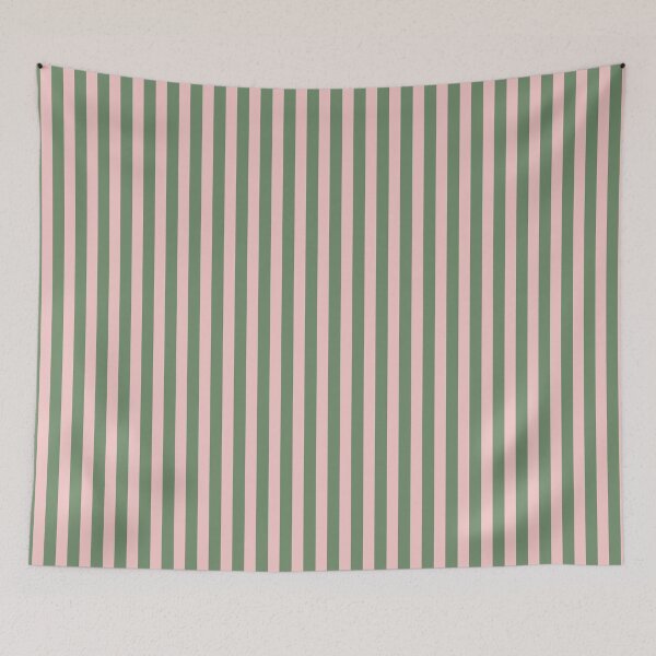 Item preview, Pink and Green Vertical Stripes designed and sold by Feeling Artsy.
