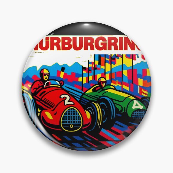 Item preview, Nurburgring 1956 vintage poster Variation#4 designed and sold by Helios Be. Lavsh.