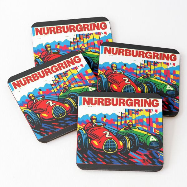Item preview, Nurburgring 1956 vintage poster Variation#4 designed and sold by Helios Be. Lavsh.