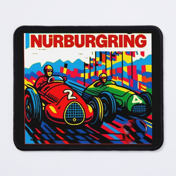 Item preview, Nurburgring 1956 vintage poster Variation#4 designed and sold by Helios Be. Lavsh.