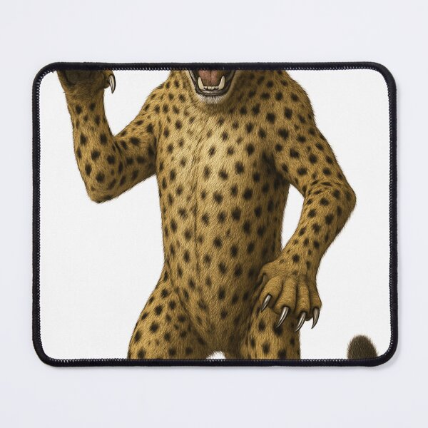 Item preview, Fierce Anthropomorphic Cheetah in Combat Stance designed and sold by LuxuryMerch1.