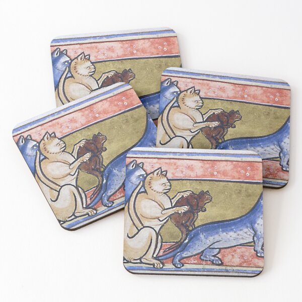 Item preview, Hunting Cats designed and sold by marginalmarginalia.