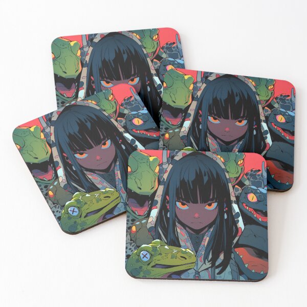 Item preview, Defiant Girl Among Savage Lizards designed and sold by bubblegoth.