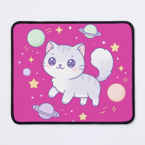 Item preview, "Space Cat Kawaii – Cosmic Cuteness Adventure" designed and sold by Venusmake.