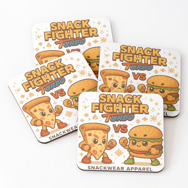 Item preview, Snack Fighter Turbo – Pixel Pizza vs. Burger Battle Tee designed and sold by Snackwear Apparel.