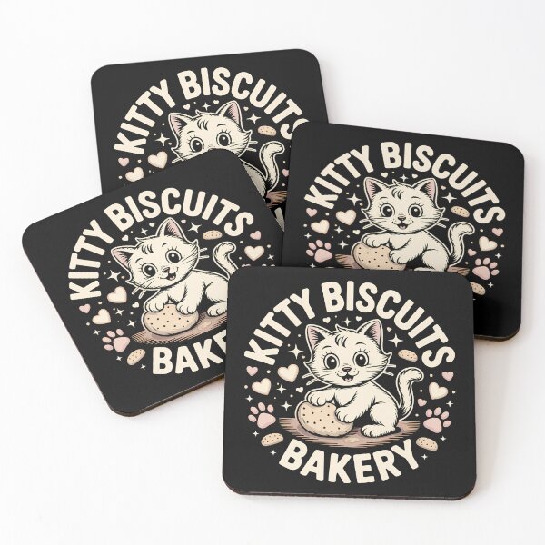 Item preview, Kitty Biscuits Bakery - Perfect gift for cat lovers, bakers, cozy homebodies, and anyone obsessed with cute kneading kitty art.  designed and sold by ZyziowskyArt.