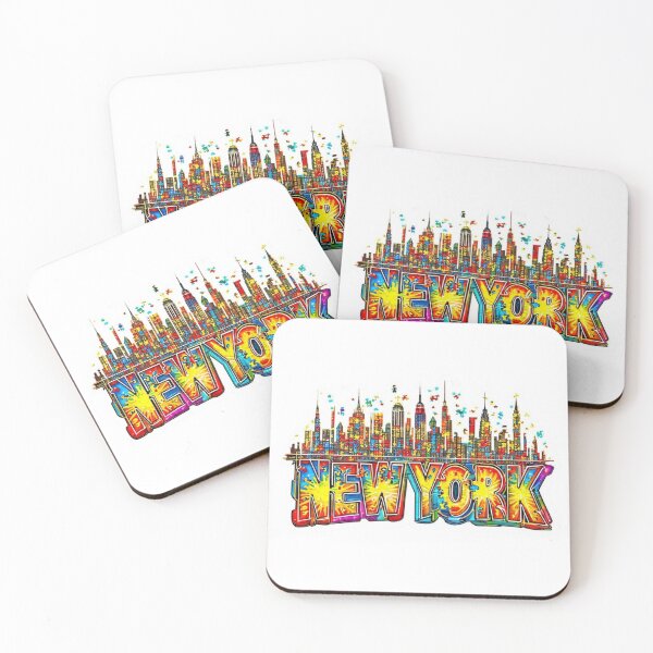 Item preview, New York Summer Puzzle Glow Aestetic, Trendy,Reloaded, Viral Drop 2025 designed and sold by Imaginarium of Chaos falcon88 .