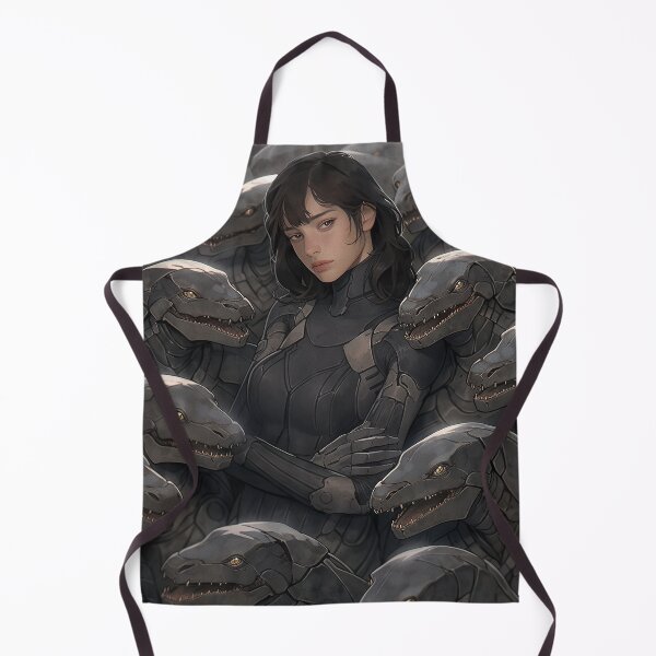 Item preview, Cybernetic Girl Among Stone Serpents designed and sold by bubblegoth.