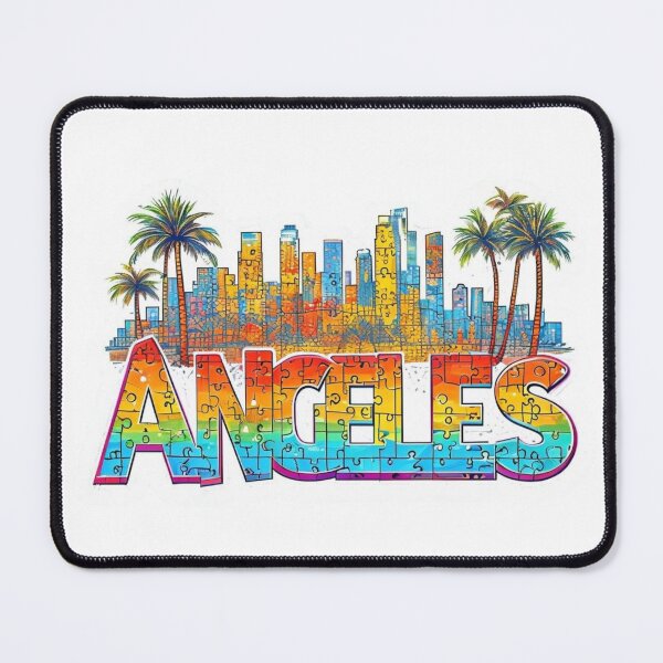 Item preview, Los Angeles Puzzle Heatwave Aestetic, Trendy,Reloaded, Viral Drop 2025 designed and sold by Imaginarium of Chaos falcon88 .
