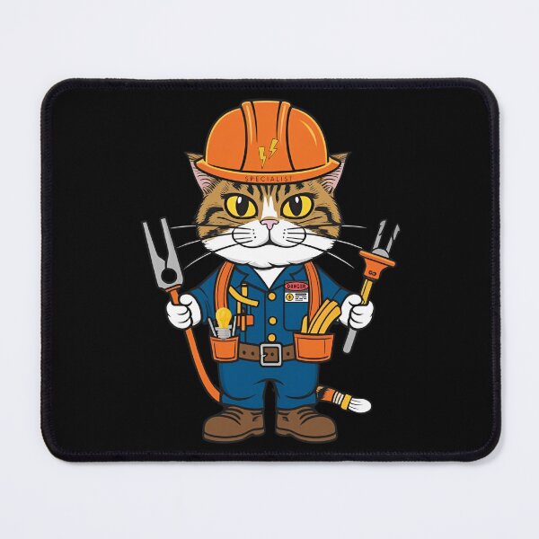 Item preview, Electrician Cat designed and sold by PeteLawliiet.
