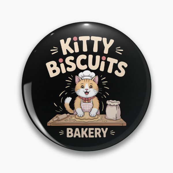 Item preview, Kitty Biscuits Bakery - Perfect gift for cat lovers, bakers, cozy homebodies, and anyone obsessed with cute kneading kitty art. designed and sold by ZyziowskyArt.