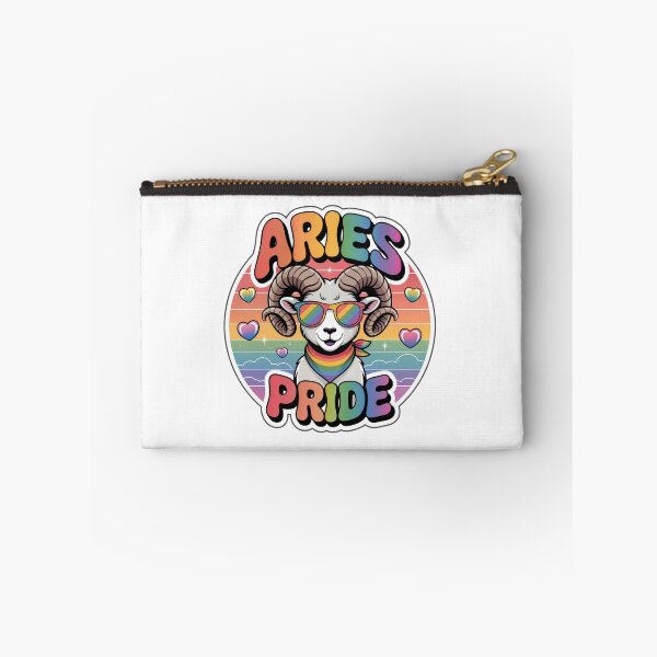 Item preview, Aries Pride Month Sticker | Cute Chibi Rainbow Ram Zodiac Art designed and sold by Nuist25.