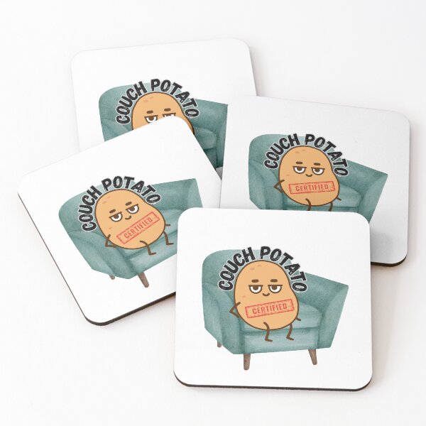 Item preview, Couch potato certified funny lazy dad potato designed and sold by ClickATee Store .