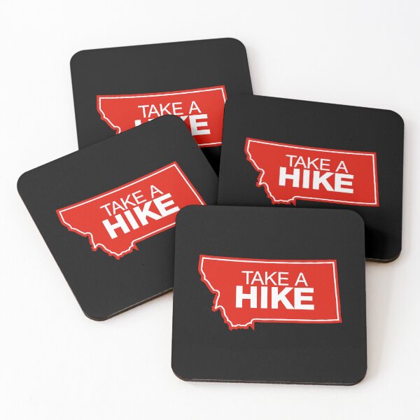 Item preview, Take a Hike Montana (Cherry Red) designed and sold by DOODL.