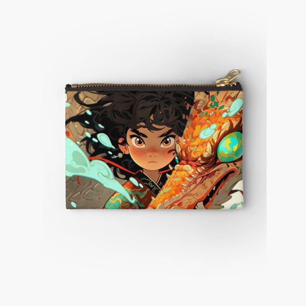 Item preview, Fearless Girl with Fiery Dragon designed and sold by bubblegoth.