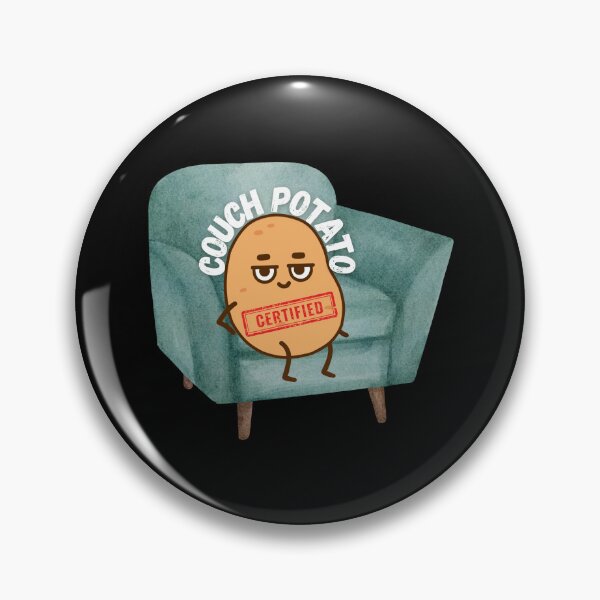 Aperçu de l'œuvre Patate de canapé certifiée drôle et paresseux papa patate créée et vendue par ClickATee Store .