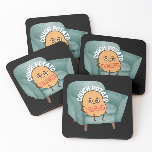 Item preview, Couch potato certified funny lazy dad potato  designed and sold by ClickATee Store .