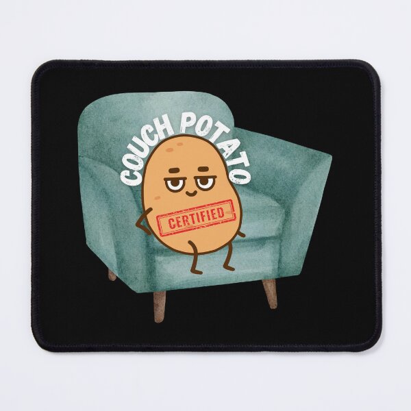 Item preview, Couch potato certified funny lazy dad potato designed and sold by ClickATee Store .