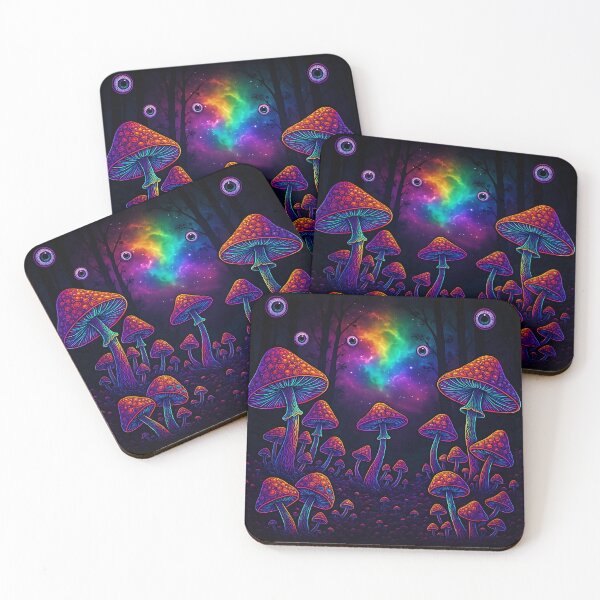 Item preview, “Cosmic Shrooms – Psychedelic Forest Gateway” designed and sold by Venusmake.