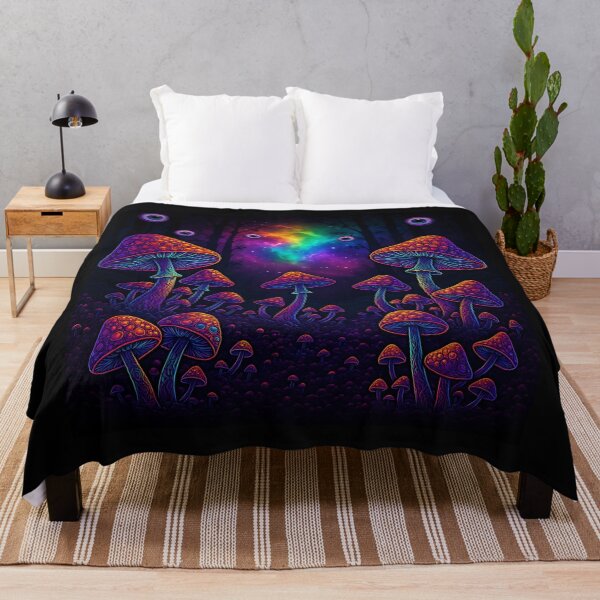Item preview, “Cosmic Shrooms – Psychedelic Forest Gateway” designed and sold by Venusmake.