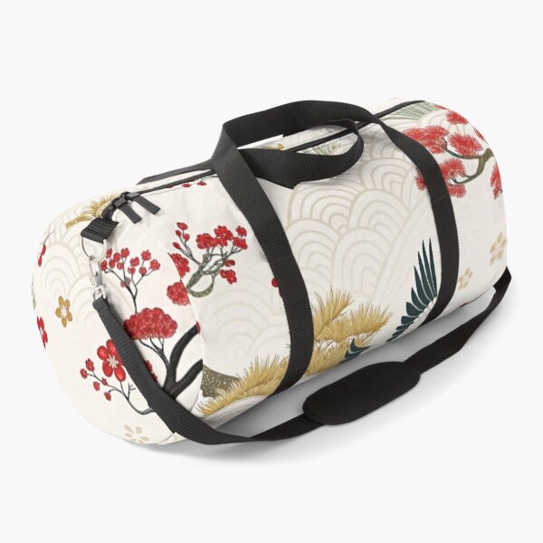 Item preview, Elegant Japanese Cranes and Sakura on Light Background – Traditional Asian Art designed and sold by ArtiQreate.