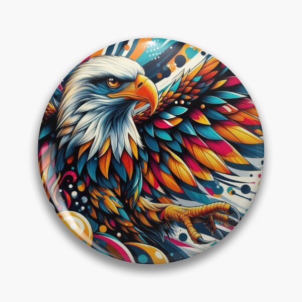 Item preview, colorful eagle designed and sold by Dogandesighn.
