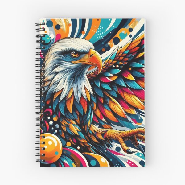 Item preview, colorful eagle designed and sold by Dogandesighn.