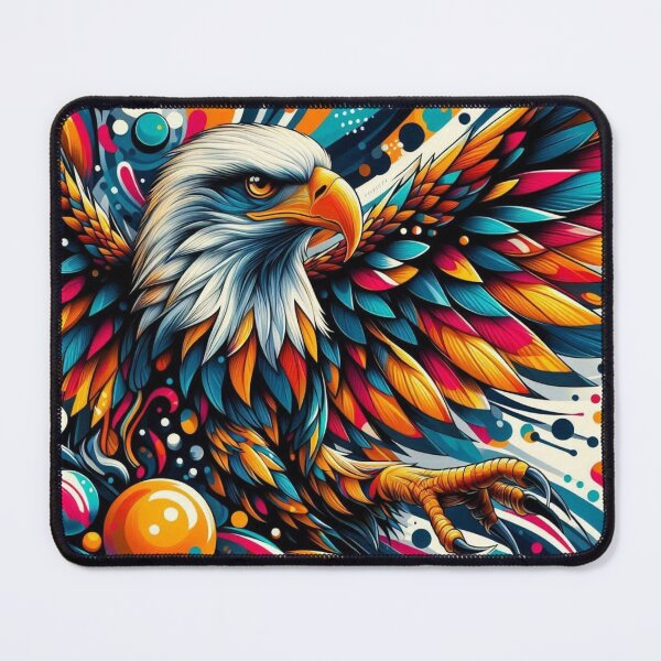 Item preview, colorful eagle designed and sold by Dogandesighn.