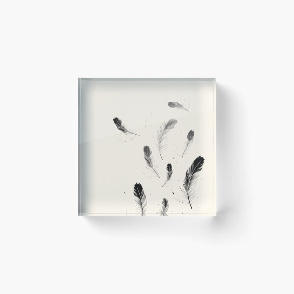 Artikelvorschau, Weiche neutrale Federn – Boho-Minimalistische Ästhetik entworfen und verkauft von GiriaGallery.
