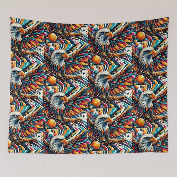 Item preview, colorful eagle designed and sold by Dogandesighn.