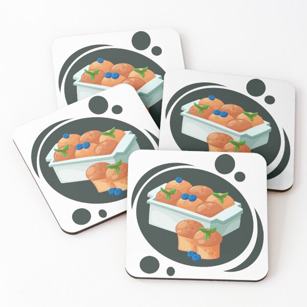 Item preview, Berry buns in a baking tray designed and sold by thkatefox.