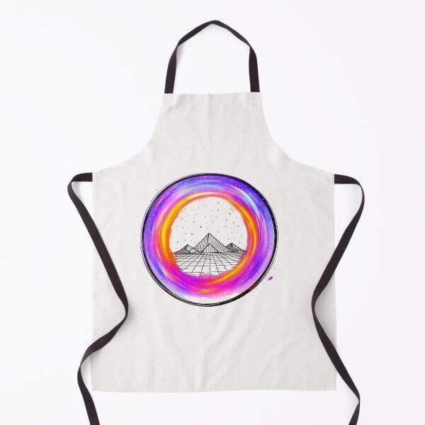 Item preview, Cosmic Gateway – Neon Portal & Pyramid Grid designed and sold by Venusmake.