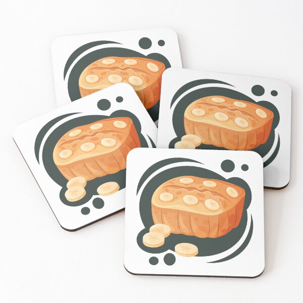 Item preview, Cozy banana bread with sweet slices designed and sold by thkatefox.