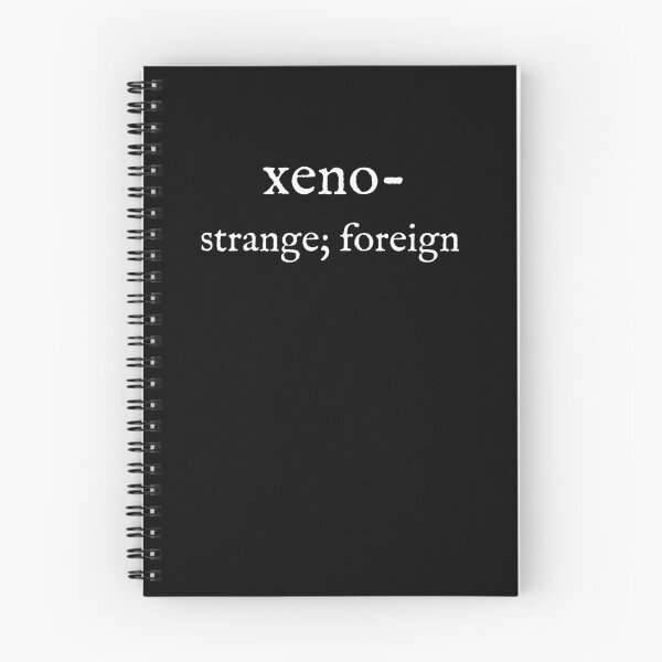 Item preview, X: Xeno-: English: Prefix: Wear Your Dictionary: White Text  designed and sold by WearYourWords.