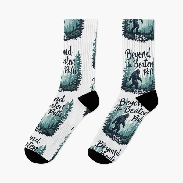 Item preview,  Beyond the Beaten Path Bigfoot Design – Legends Roam Free Adventure Art designed and sold by Jason123za.