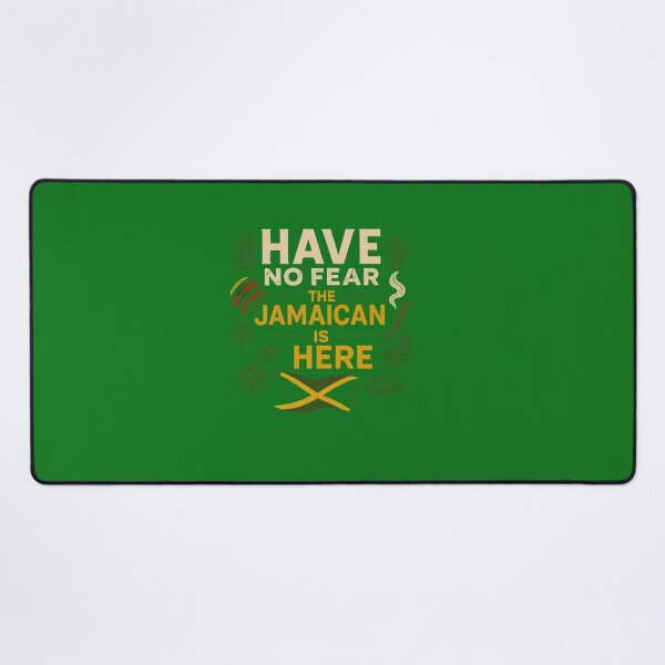 Item preview, Have No Fear The Jamaican Is Here – Funny Caribbean Pride designed and sold by Afrocarribe.