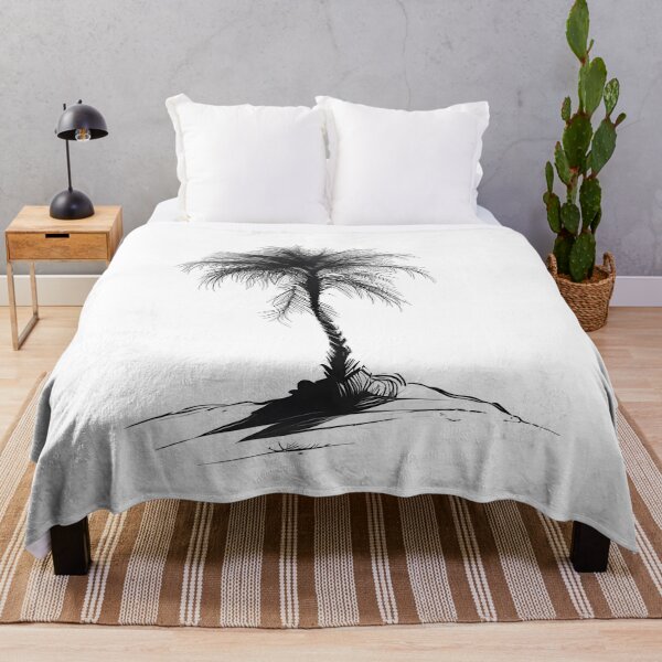 Item preview, Palm Tree Line Art: Tropical Oasis Sketch designed and sold by ShadowAndSlate.