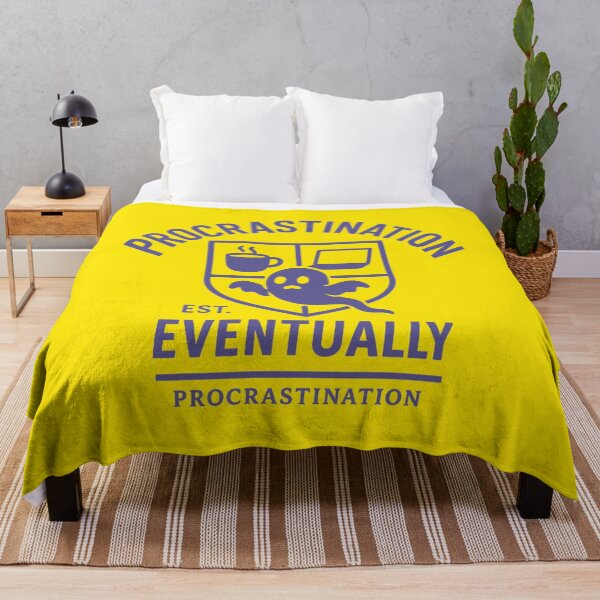 Item preview, Procrastination University – Lazy Student Life Design designed and sold by TeeLabDesign.