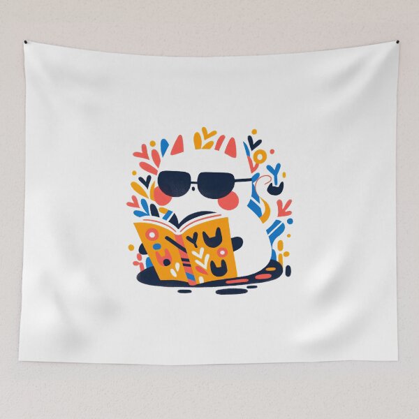 Item preview, Easy Cat Drawing:Cat Reading Books  designed and sold by xiao xuans.