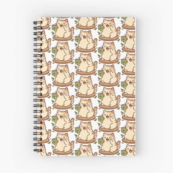Artikelvorschau, Süße mollige Katze mit Kaffee – Kawaii Lazy Cat Sticker entworfen und verkauft von Emanova9.
