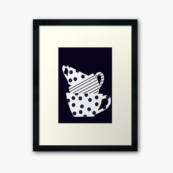 Item preview, Minimal Abstract Greece – Navy Dot & Line Map Silhouette designed and sold by CreationbyNiki.