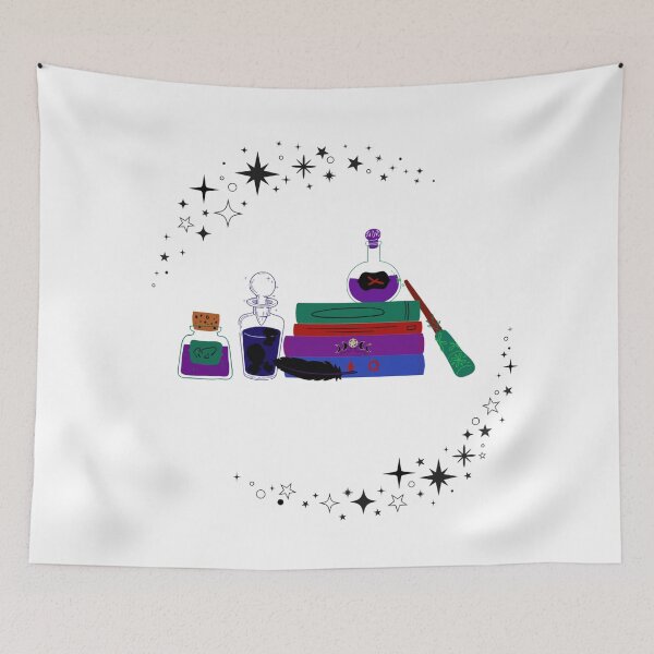 Item preview, Witches library designed and sold by Dark Moon Art Studio.