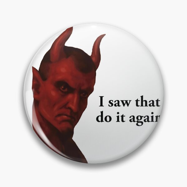 Item preview, I Saw That Satan Do It Again Funny Jesus Meme designed and sold by chrisrivait.